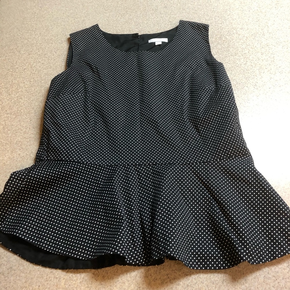 Ladies polka dotted top